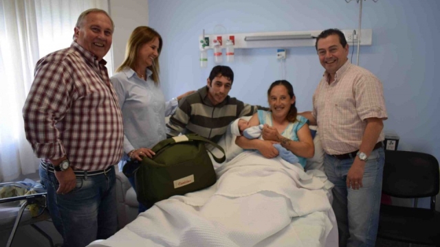 Gerónimo es el primer bebé del 2019 en Laprida